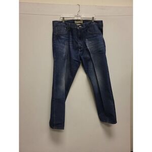 Wrangler Jeans Co Relaxed Straight Mens 40x30 Blue Denim Pants Trousers